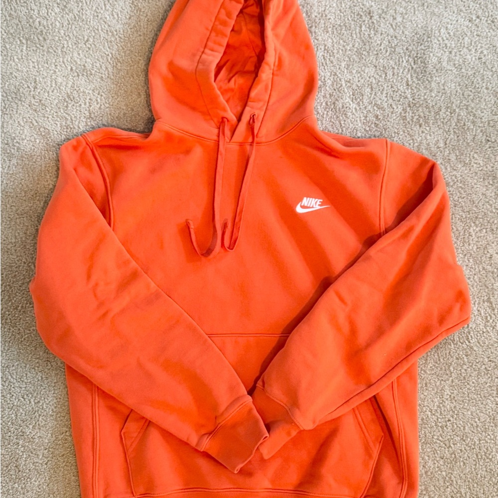 Nike Men's Bright Orange Hoodie